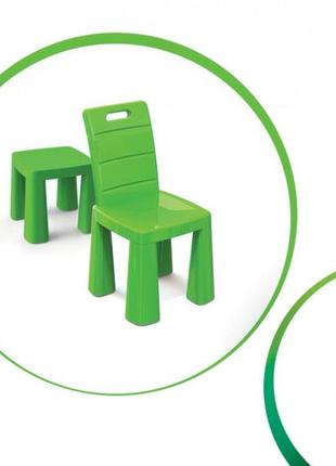 Дитячий стілець-табурет 04690/1/2/3/4/5 висота табуретки 30 см (зелений)