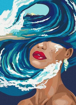 Картина по номерам "океан мыслей" 40x50 bs37549