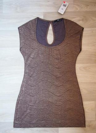 Туника_мини платье_металлик_от jane norman_производство англия