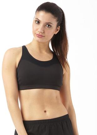 Бра new balance womens core high impact sports bra top blue2 фото