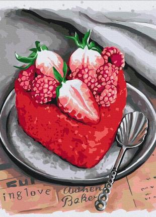 Картина за номерами "любов на десерт" © anna kulyk brushme bs53586 40х50 см