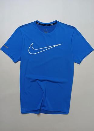 Футболка чоловіча синя nike dri — fit6 фото