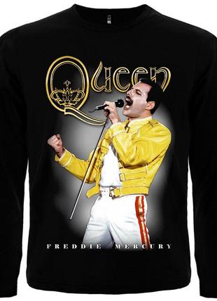 Футболка с длинным рукавом queen (freddie mercury), размер l