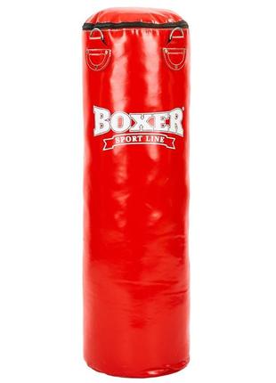 Мішок боксерський boxer pvc 120 см колір червоний1 фото