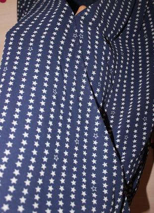 Шыкарная шыфоновая блузка в звезды фирма h&m2 фото