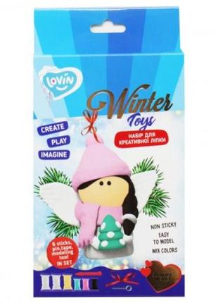 Набір для креативного ліплення "winter toys" ангелочок