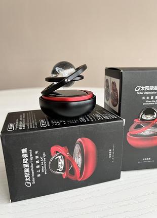 Ароматизатор автомобильный на солнечной батарее, кольца вращение 360