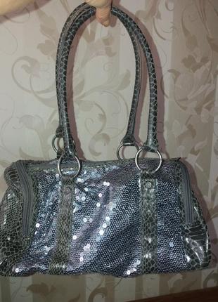 Сумка с паєтками