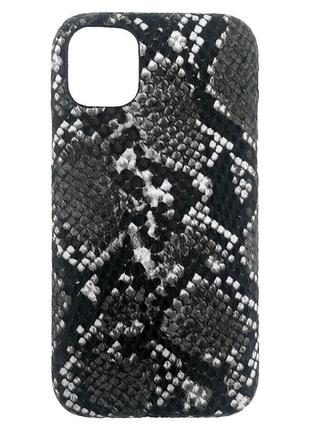 Чехол накладка xcase для iphone 11 pro max reptile leather case black