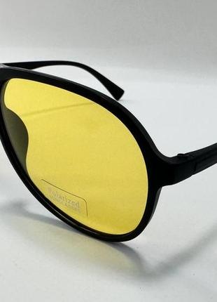 Водійські окуляри авіатори краплі з поляризацією для вечірнього керування авто1 фото