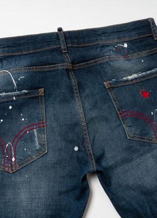 Dsquared2 distressed denim shorts чоловічі шорти6 фото