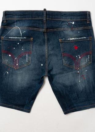 Dsquared2 distressed denim shorts мужские шорты5 фото