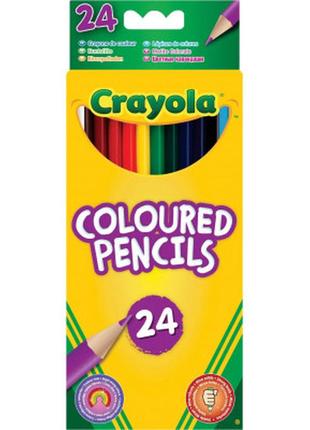 Олівці кольорові crayola 24 шт (256246.012)