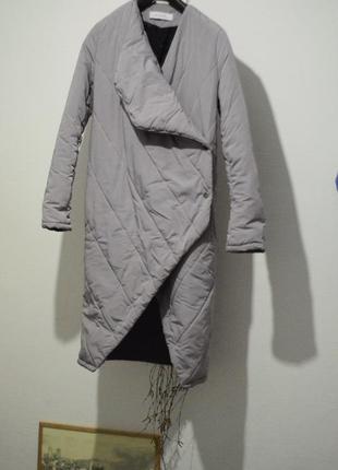 Дизайнерське пальто (пуховик зимовий irina tydnyuk - s
