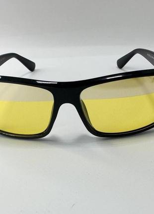 Водительские очки антифара прямоугольники с поляризацией для вечернего вождения авто в пластиковой оправе4 фото