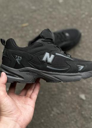 Мужские черные кроссовки new balance. летние кроссовки нью беленс10 фото