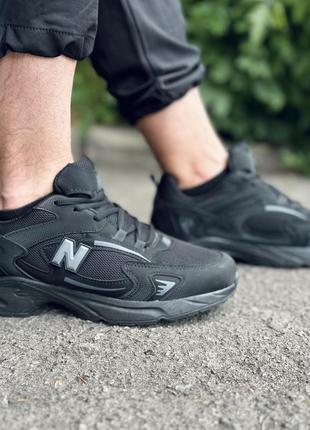 Мужские черные кроссовки new balance. летние кроссовки нью беленс8 фото