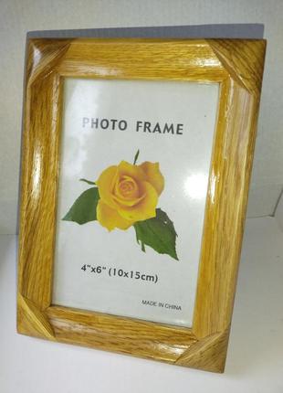 Деревянная рамка для фото 10х152 фото