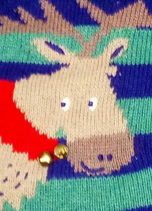 Новорічний светр з оленем3 фото