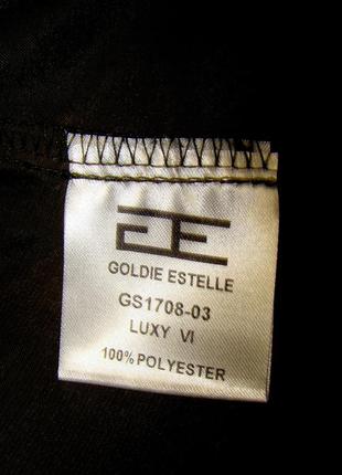 Новая интересная атласная брендовая блуза в стиле винтаж( ретро) goldie estelle р.xl6 фото
