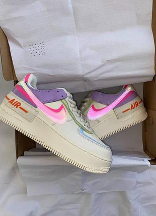 Жіночі кросівки ◾️ air force 1 shadow beige pale training