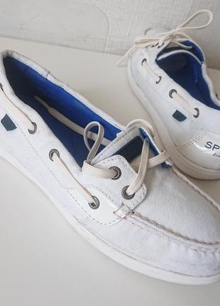 Парусиновые мокасины sperry top sider оригинал из сша