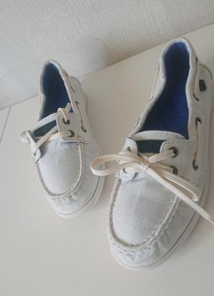 Парусиновые мокасины sperry top sider оригинал из сша8 фото