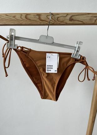 Женские плавки купальные трусы к купальнику коричневые плавки