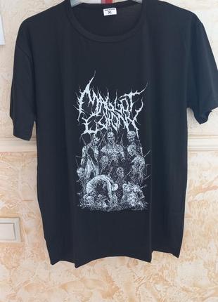 Металл мерч футболка