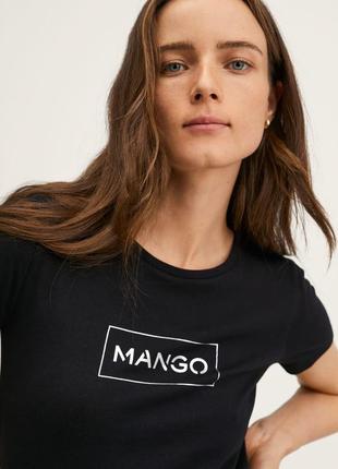 Футболка, футболка лого, футболка mango, футболка с логотипом8 фото