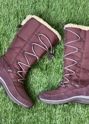 Зимние высокие сапоги clark’s gore-tex