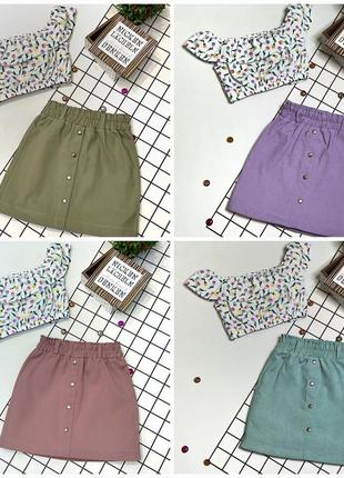 Летний красивый комплект для девочки