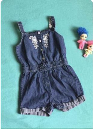 Ромпер тонкий джинс бавовна