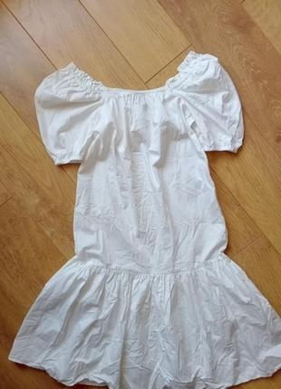 Белое длинное платье new look2 фото