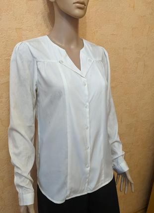 Ніжна блузка сорочка айворі7 фото