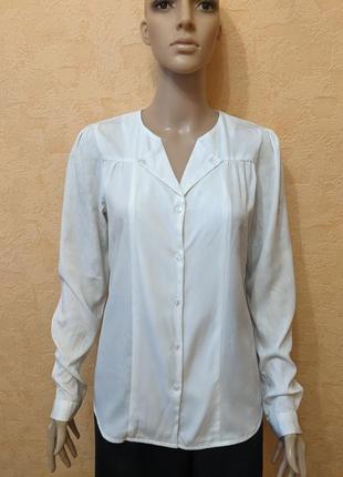 Ніжна блузка сорочка айворі6 фото