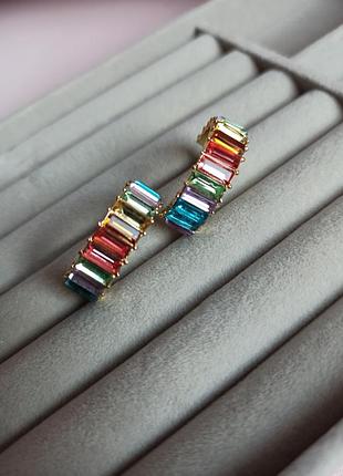 Серьги кольца