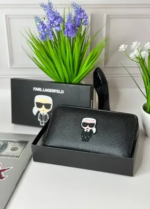 Кошелек karl lagerfeld черный wk008