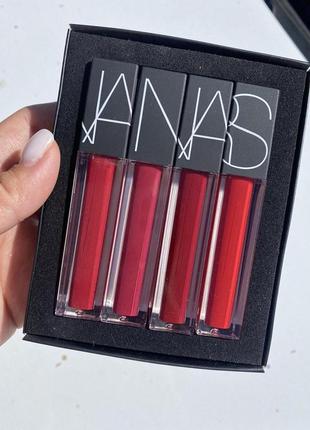 Набір матових помад nars, дуже стійкі помади, яскраві кольори!