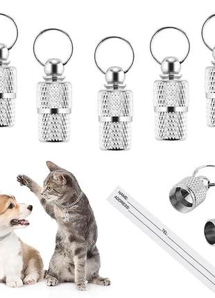 Медальон,адресник ,индефикационная капсула,для кошек и собак2 фото
