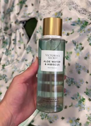 Новинка!парфумований спрей міст преміум aloe water hibiscus оригінал victoria's secret виктория сикрет вікторія сікрет