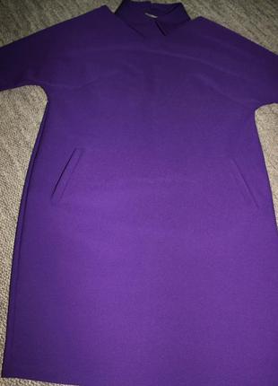 Шикарное платье-баллон глубокого фиолетового цвета от nelly & co7 фото
