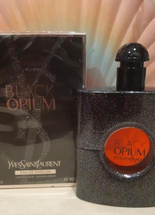 Женская парфюмированная вода black opium от yves saint laurent ив сент лоран блек опиум