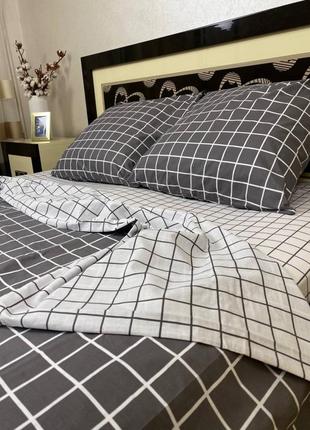 Постільна білизна двоспальна ексель