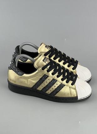 Фірмові шкіряні кросівки adidas superstar