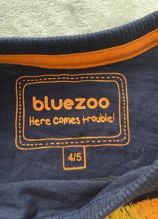 Интересная детская футболка со львом blue zoo2 фото