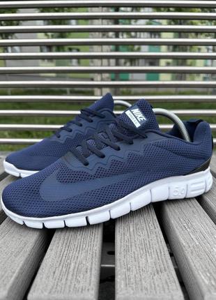 Кросівки nike free run 5.0 (blue)1 фото