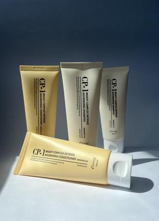 Шампунь протеїновий + кондиціонер esthetic house cp-1 bright complex intense nourishing