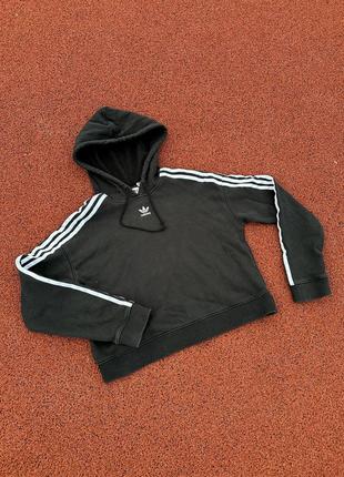 Кроп худи adidas свитшот