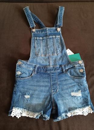 Джинсовый комбинезон h&amp;m 11-12 лет 5